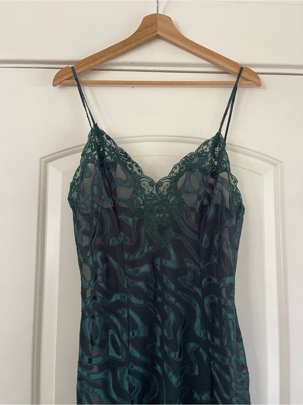 Vintage Victoria’s Secret Emerald Green Slip Dress - L